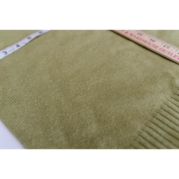 Eddie Bauer Cotton ANGORA Rabbit Hair Nylon Sweater M Medium green pullover soft - Picture 7 of 7